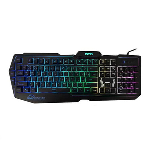 کیبورد گیمینگ تسکو مدل TK 8121 با نور RGB | نوین چاپگر برتر آبتین
