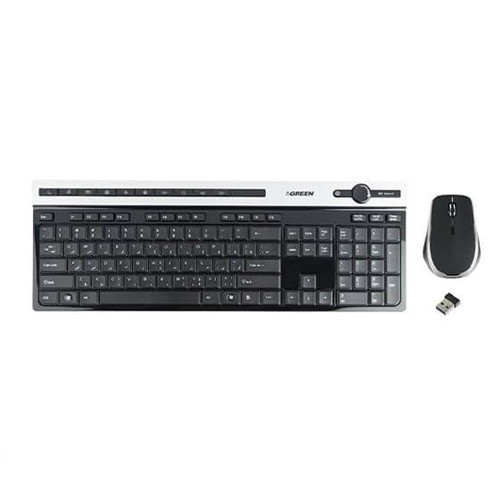 کیبورد و موس بیسیم گرین مدل GKM-505W | نوین چاپگر برتر آبتین