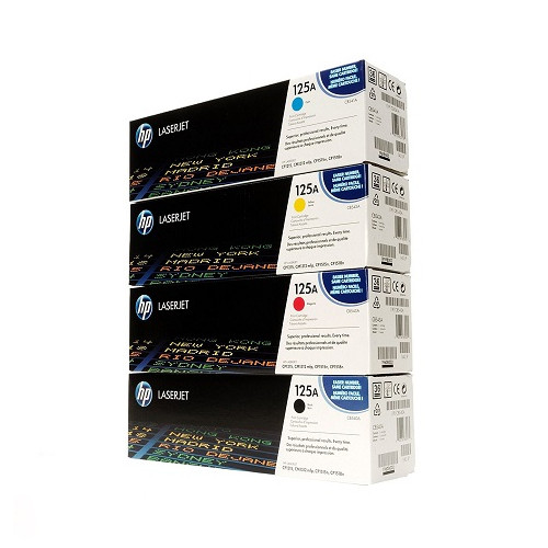ست کارتریج تونر 125A اچپی HP CF212A چهار رنگ (CMYK) | نوین چاپگر برتر آبتین