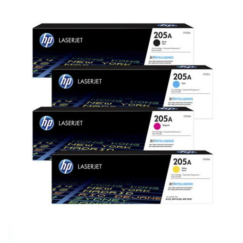 ست کارتریج تونر 205A اچپی HP CF205A چهار رنگ (CMYK) | نوین چاپگر برتر آبتین