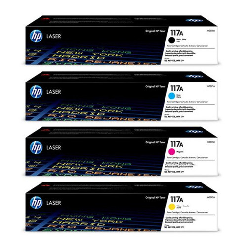 ست کارتریج تونر 117A اچپی HP CF411A چهار رنگ (CMYK) | نوین چاپگر برتر آبتین